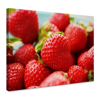 Canvas Print Fresh Strawberries Canvas Print Fresh Strawberries