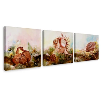 Fedrau - Shellfish 02 Canvas print (3 parts) 
