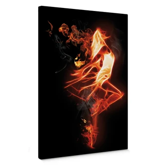 Leinwandbild Flammentänzer 