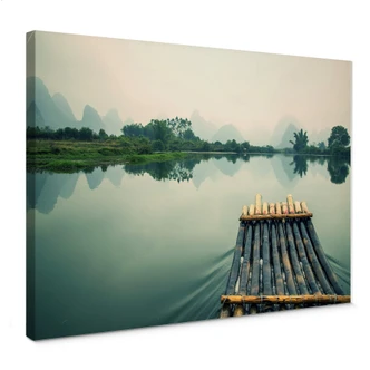 Tableau sur toile Descente sur le fleuve en Chine 