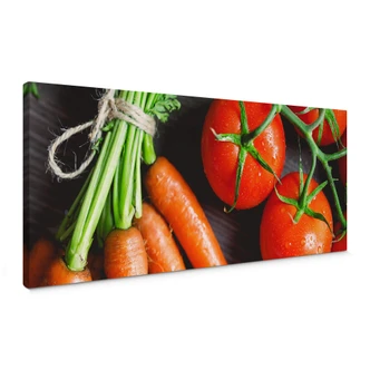 Obraz na płótnie Fresh Cooking - Panorama 