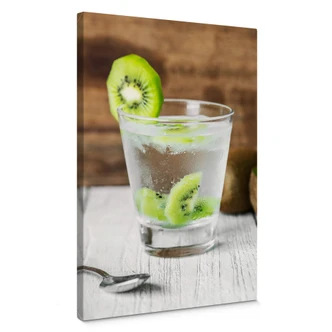 Leinwandbild Frische Kiwi 