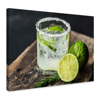Leinwandbild Frische Limette 
