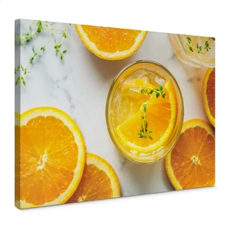 Canvasbillede - Frisk orange 
