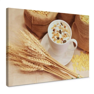 Leinwandbild Frühstücksstarter 