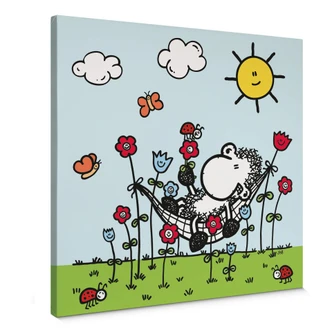 Sheepworld - Nothing to do Canvas print 