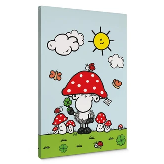 Sheepworld - Lucky Charm Canvas print 