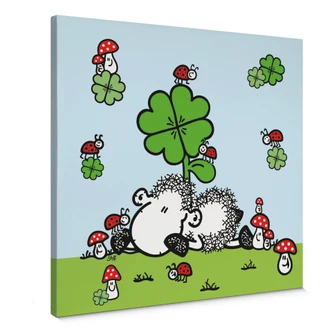 Sheepworld - Lucky Sheep Canvas print 