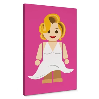 Leinwandbild Gomes - Marilyn Monroe Spielzeug 