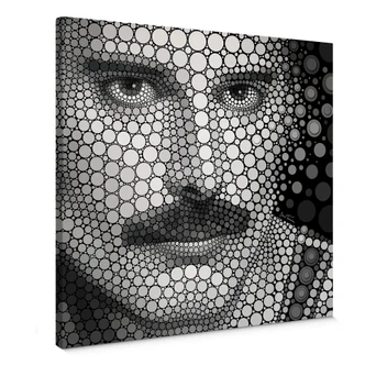 Leinwandbild Ben Heine - Circlism: Freddy Mercury 