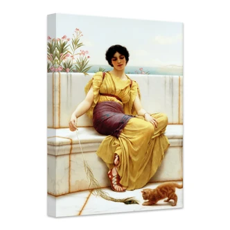 Leinwandbild Godward - Müßiggang 