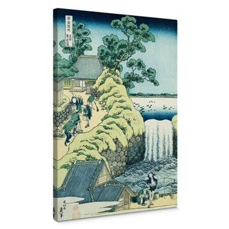 Quadro su tela Hokusai - La cascata Aoigaoka 