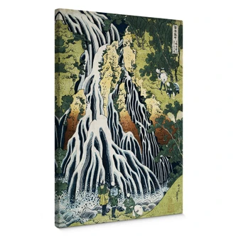 Leinwandbild Hokusai - Der Kirifuri Wasserfall 