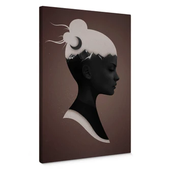 Canvastavla Irland - Hon bara 