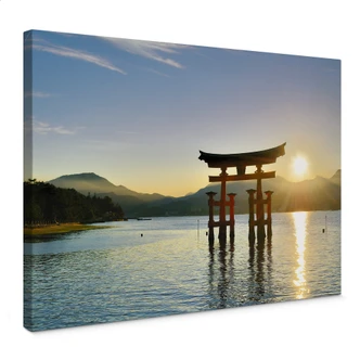Tableau sur toile Sanctuaire d'Itsukushima 