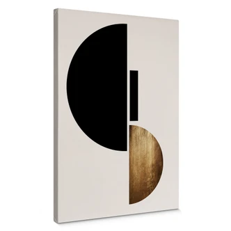 Stampa su tela Kubistika - Dorato Stampa su tela Kubistika - Dorato