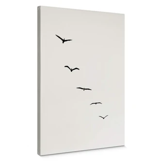 Obraz na płótnie Kubistika - Wysoko na niebie 