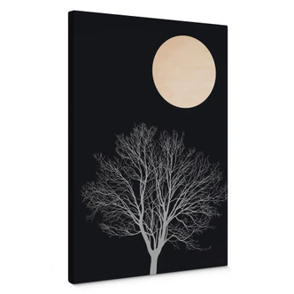 Canvas Print Kubistika - Midnight 