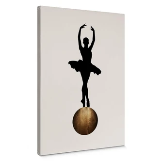 Leinwandbild Kubistika - Prima Ballerina 