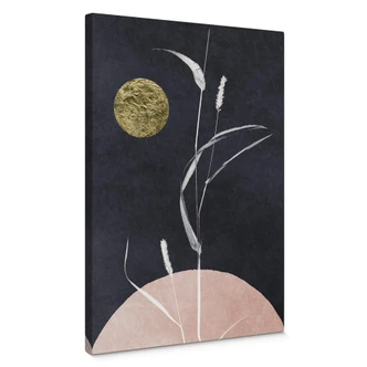 Canvas Picture Kubistika - Full Moon 