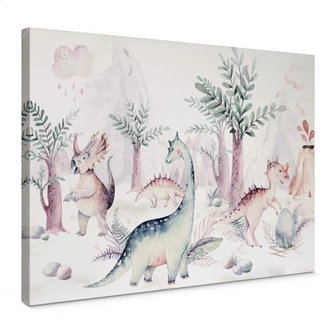 Obraz na płótnie Kvilis - Świat dinozaurów 