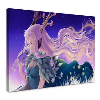 Leinwandbild La Doll Blanche - Lumi 