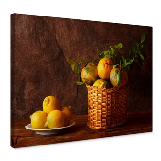 Canvastavla Laercio - Lantbrukare citroner 