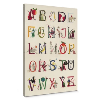 Leinwandbild Leffler - Das Alphabet Leinwandbild Leffler - Das Alphabet