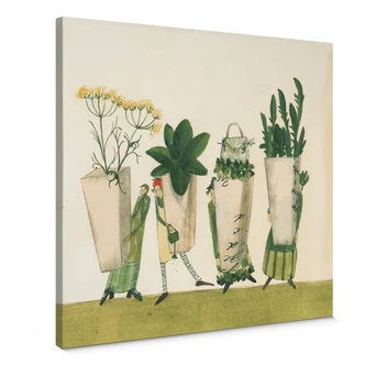 Canvastavla Leffler - Örtfrön 