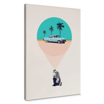 Canvas Print Marteen Léon - F is for future posibilities 