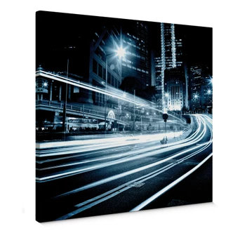 Leinwandbild Lichter der Stadt 