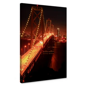 Leinwandbild Lights in San Francisco 