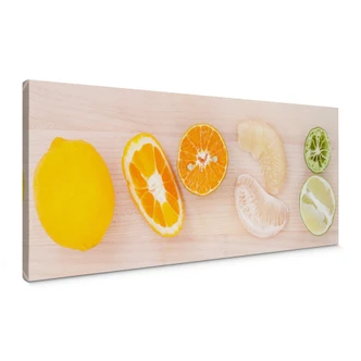 Canvas The Splashing Paprika - Panorama 