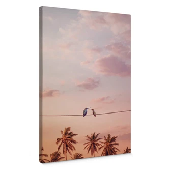 Canvas Loose - Hummingbirds in Love 