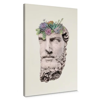 Canvas Loose - Succulent Sculpture 