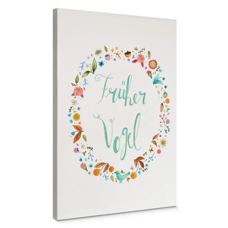 Tableau sur toile Loske - Lève-tôt 