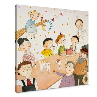 Loske - Birthday Party Canvas print 