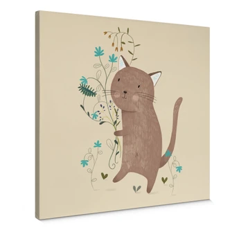 Tableau sur toile Loske - Châton 