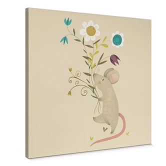 Tableau sur toile Loske - Petite souris 