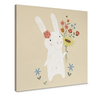 Stampa su tela Loske - Coniglietto 