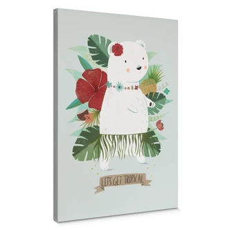 Tableau sur toile Loske - Let´s get tropical 