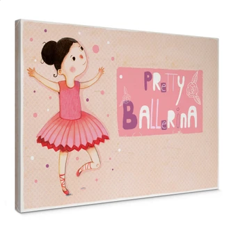 Leinwandbild Loske - Pretty Ballerina 