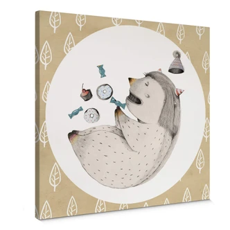 Tableau sur toile Loske - Monstre endormi 