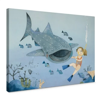 Tableau sur toile Loske - Plongée 