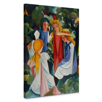 Canvas Print Macke – Four Girls 