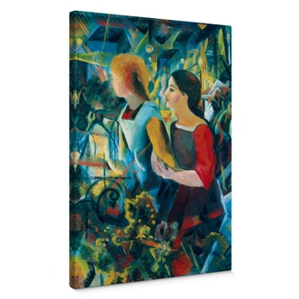 Canvas Print Macke – Two Girls 