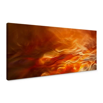 Leinwandbild Marthinussen - Burning Water - Panorama 