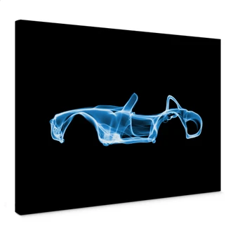 Canvas Mielu - Blue Car 