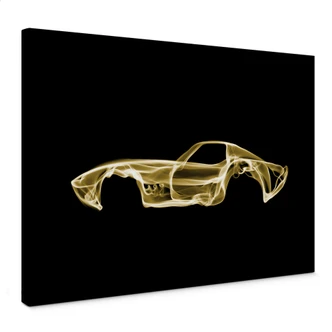 Canvas Mielu - Yellow Car 