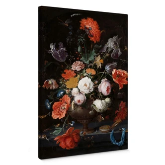 Canvas Disher - Bloemen Stilleven 